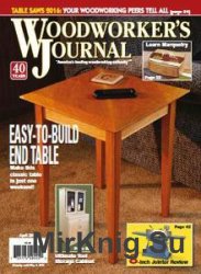 Woodworker's Journal - March/April 2016