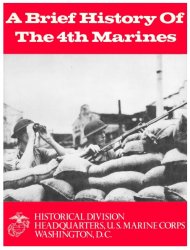 A Brief History of the 4th Marines