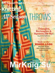 Creative Knitting Presents October 2013: All Season Throws