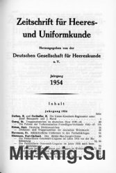 Zeitschrift fur Heeres- und Uniformkunde №134-139