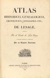 Atlas historico, genealogico, cronologico, geografico, etc. de Lesage
