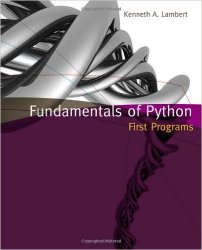 Fundamentals of Python: First Programs