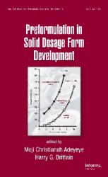 Preformulation solid dosage form development