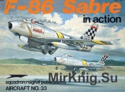 F-86 Sabre in Action (Squadron Signal 1033)