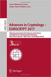 Advances in Cryptology - EUROCRYPT 2017 Part III