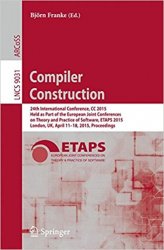 Compiler Construction, CC 2015