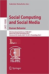 Social Computing and Social Media. Human Behavior (Part 1)
