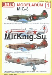 Bilek Modelarum  1 - Mikojan MiG-3