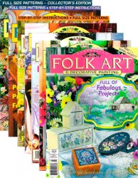 Folk Art & Decorative Painting (18 issues) 1995-2004