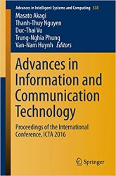 Advances in Information and Communication Technology, ICTA 2016