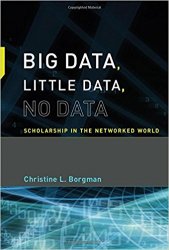 Big Data, Little Data, No Data: Scholarship in the Networked World