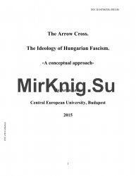 The arrow cross: the ideology of Hungarian fascism: a conceptual approach