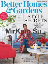 Better Homes & Gardens USA - September 2017