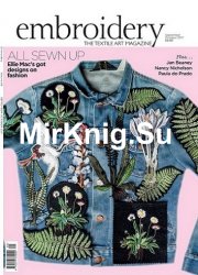 Embroidery Magazine - September/October 2017