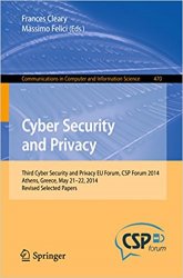 Cyber Security and Privacy: Third Cyber Security and Privacy EU Forum, CSP Forum 2014