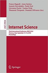 Internet Science: Third International Conference, INSCI 2016