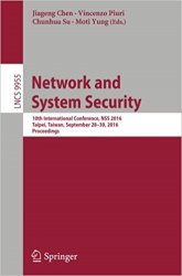 Network and System Security: 10th International Conference, NSS 2016