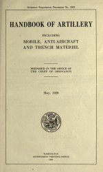 Handbook of artillery