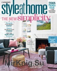 Style at Home Canada - January/February 2018
