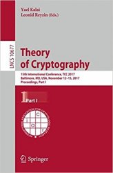 Theory of Cryptography: 15th International Conference, TCC 2017, Part 1