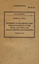 Handbook on the British Army with Supplements on the Royal Air Force and Civilian Defense Organizations