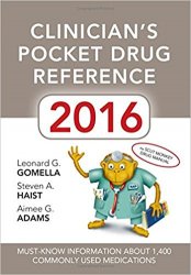 Clinician's Pocket Drug Reference 2016, 7th Edition