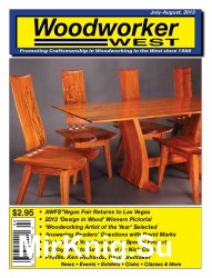 Woodworker West July-August 2013