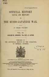 Official history (naval and military) of the Russo-Japanese War. Vol. 3