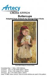 Artecy Cross Stitch - Buttercups