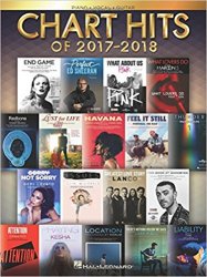 Chart Hits of 2017-2018: Piano, Vocal, Guitar