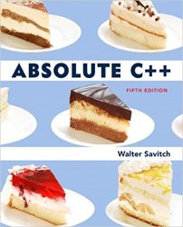 Absolute C++, 5th Edition