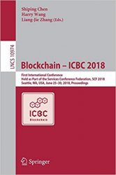 Blockchain  ICBC 2018: First International Conference, Held as Part of the Services Conference Federation, SCF 2018