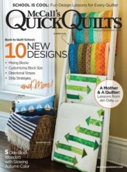 McCalls Quick Quilts  August 2018