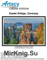 Bastei Bridge, Germany  (Artecy Cross Stitch)
