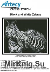 Black and White Zebras (Artecy Cross Stitch)