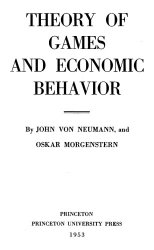 Theory of Games and Economic Behaviour, 3rd ed edition