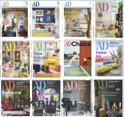 AD Architectural Digest Germany - 2018 Full Year Issues Collection