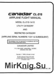 Canadair CL-215 Airplane Flight Manual