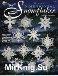 Crochet Dimensional Snowflakes.    