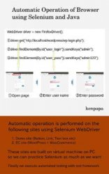 Automatic Operation of Browser using Selenium and Java