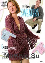 Crochet. Top Down Sweaters