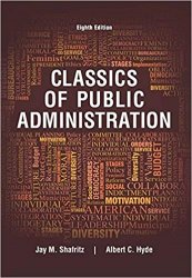 Classics of Public Administration, 8th Edition
