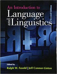 An Introduction to Language and Linguistics, 2nd Edition