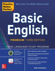 Practice Makes Perfect: Basic English, Premium 3rd Edition