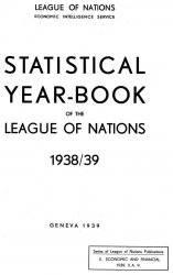 Statistical year-book of the League of Nations 1938-39 (League of Nations)
