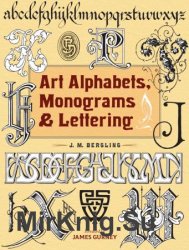 Art Alphabets, Monograms, and Lettering (Dover Art Instruction)