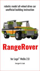 RangeRover - robotic model all-wheel drive car. Unofficial building instruction for Lego WeDo 2.0