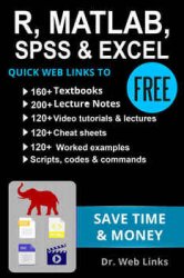 Data analysis & programming with R, MATLAB, SPSS & EXCEL