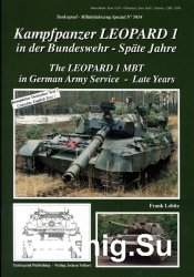 The Leopard 1 MBT in German Army Service: Late Years (Tankograd Militarfahrzeug Spezial 5014)