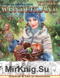 Winter Wonderland. Christmas coloring book